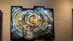 Chris DeRubeisArt title4 Panel Sleek 39x48