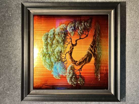 Patrick GuytonArt titleGold Tree 30x30