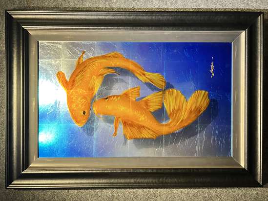 Patrick GuytonArt titleDon't Be Koi 18x30