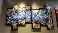 Chris DeRubeisArt title7 Panel Milan 48x92