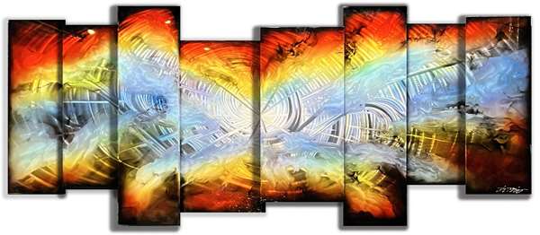 Chris DeRubeisArt title8 Panel Creation 44x102