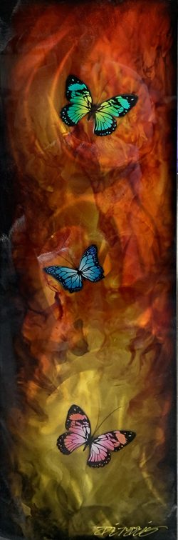 Chris DeRubeisArt titleButterfly Bright 36X12